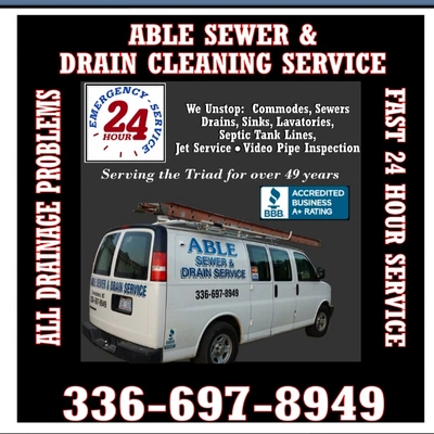 Able Sewer & Drain Cleaning Plumber - Erhard