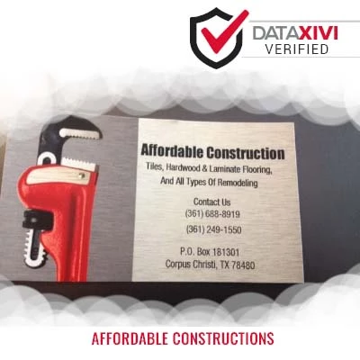 Affordable Constructions Plumber - Dorothy