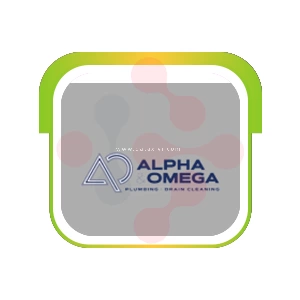 Alpha & Omega Plumbing  Drain Cleaning Logo - DataXiVi