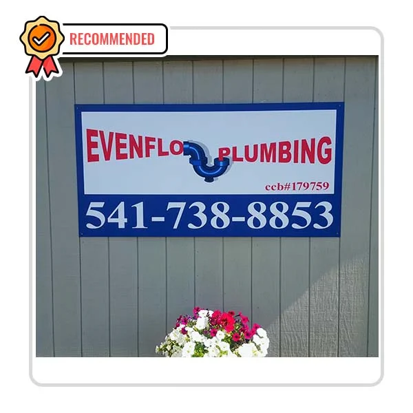 Evenflo Plumbing LLC Plumber - Dry Run