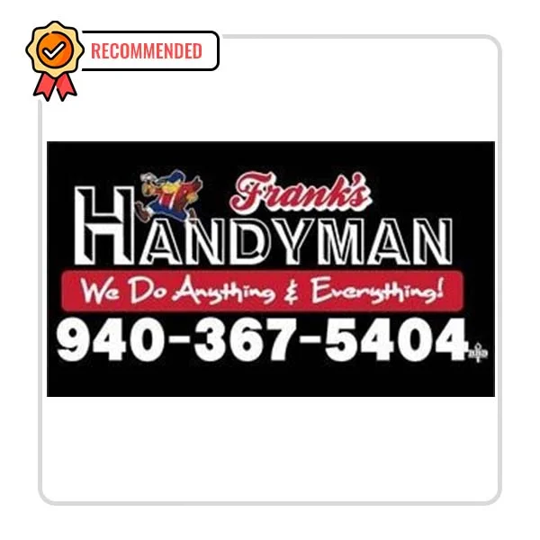 Frank's Handyman LLC Plumber - Franklinville