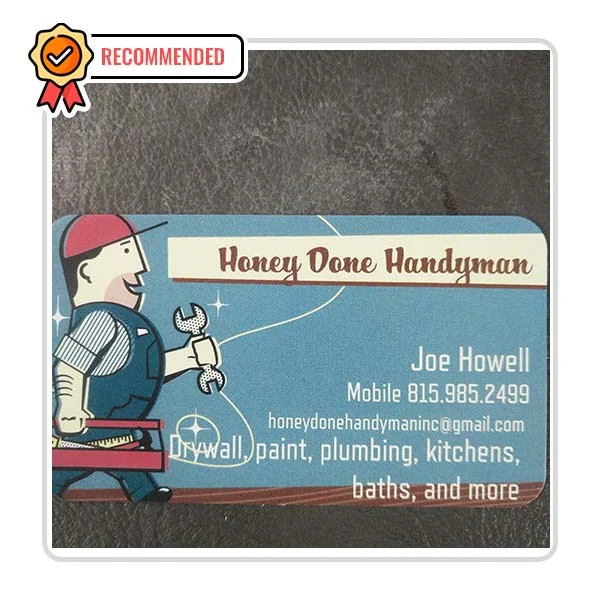 Honey Done Handyman Plumber - Hurley