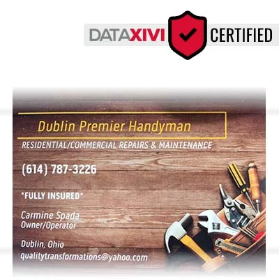 Quality Transformations D.B.A. Dublin Premiere Handyman: Shower Repair Specialists in Sylvester