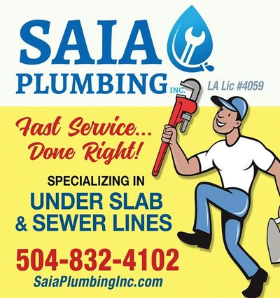 Saia Plumbing Inc. Plumber - Yettem