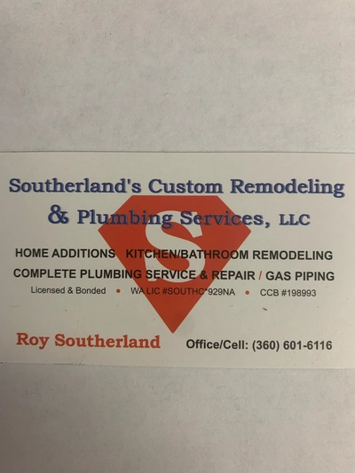 Southerland Remodel & Plumbing Services LLC Plumber - Malone