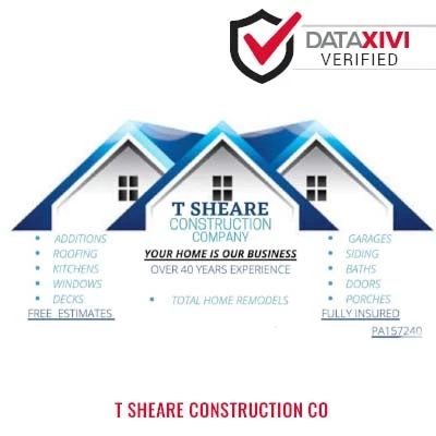 Plumber T Sheare Construction Co - DataXiVi