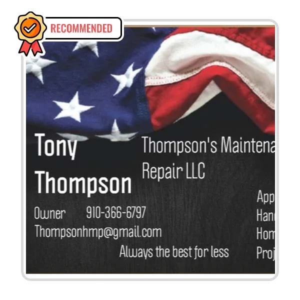 Thompson's Maintenance And Repair LLC Plumber - Hoolehua