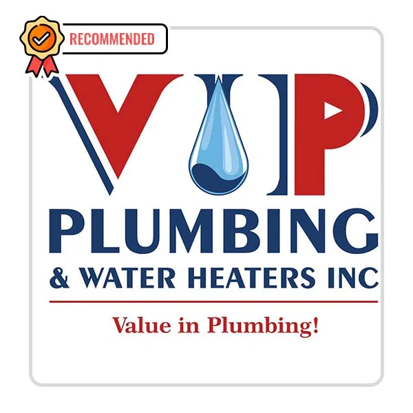 Vip Plumbing And Water Heaters Logo